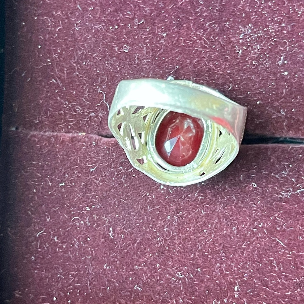 Ruby Ring In Silver - image 3